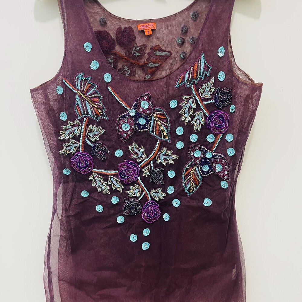 Chan Luu Embroidered Tank Top
